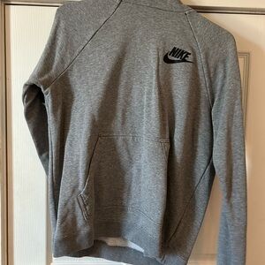 Nike Heather Gray Pullover Hoodie